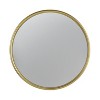 NicBex Decorative Convex Wall Mirror with Gold Rim,Round Mirror with Iron Frame,Decorative Mirror for Living Room,Vanity,Bedroom,Gold - 2 of 4