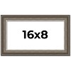 PosterPalooza | Panoramic Weathered Black Picture Frame - UV Acrylic, Foam Board Backing, Hanging Hardware - 2 of 4