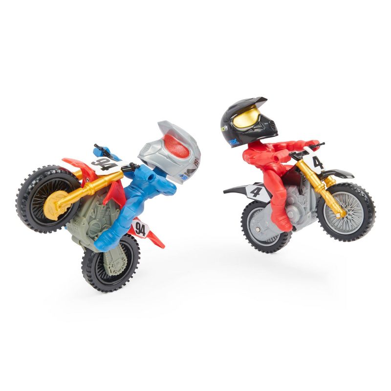 Supercross Race and Wheelie Competition Set with Deluxe Ramp, 5 of 11