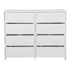Techni Home,8-Drawer Dresser with Large Fabric Drawers - 4 of 4