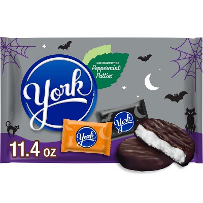 York Peppermint Dark Chocolate Patties Halloween Candy Snack Size - 11.4oz