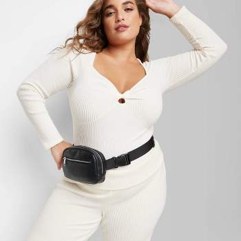 Women's Spaghetti Strap Bodysuit - Wild Fable™ White M : Target