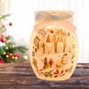 Stony Creek 4.0 Inch Magical Winterland Pre-Lit Small Jar Village Church Skating Snowman Novelty Sculpture Lights - 2 of 4