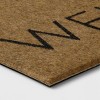 1'6"x2'6" Halloween 'Welcome' Faux Coir Doormat Natural/Orange - Hyde and EEK! Boutique™: Outdoor Front Mat, Low Pile - 3 of 4