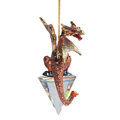 Design Toscano Diamond Dragon 2019 Gothic Holiday Ornament