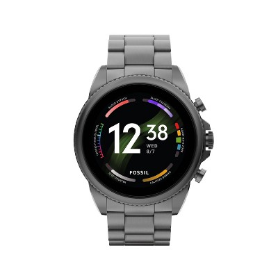 Fossil Gen 6 Smartwatch 44mm - Smoke Stainless Steel