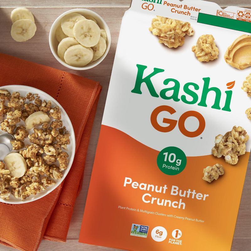 Kashi Go Peanut Butter Crunch Cereal - 13.2oz, 4 of 14
