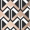 Beau Gatsby Black and Rose Gold Geometric Paste the Wall Wallpaper - 4 of 4