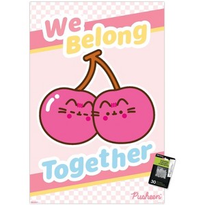 Trends International Pusheen: Fruits - Cherry We Belong Together Unframed Wall Poster Prints - 1 of 4