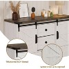 45" Farmhouse 4 Drawer Dresser for Bedroom, with Sliding Barn Doors, Large Drawers & Bar Handles, for Closet,Living Room - 4 of 4