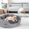 PureWags Small Dog Bed, Round Cat Bed Washable for Indoor Cats, Non-Slip Base and Removable Cushion, Pet Bed for Puppy and Kitten - 4 of 4