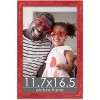 PosterPalooza | Shabby Chic Red Picture Frame - UV Acrylic, Foam Board Backing, Hanging Hardware - 2 of 4