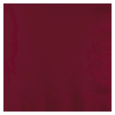 50ct Burgundy Red Disposable Napkins