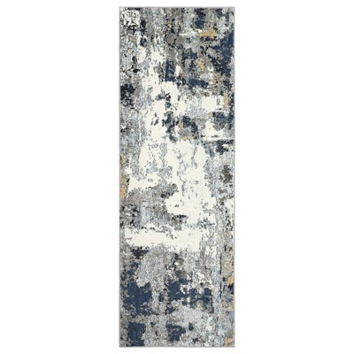 Washable Rug - Ultra Soft Area Rug, Non Slip Abstract Rug, Foldable, Stain Resistant Rugs for Living Room Bedroom, Modern Fuzzy Rug