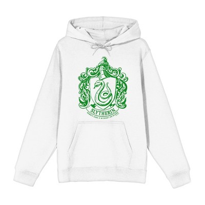 Sweatshirt-medium Sleeve Crest Slytherin Unisex Long Potter Adult Harry Target Hooded :