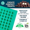 O'Creme Round Silicone Mold for Chocolate Truffles, Ganache, Jelly, Pralines and Caramels (30mm Diameter x 25mm High) - 63 Cavities - 3 of 4