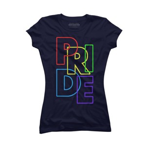 Adult Design By Humans Pride Sleek Text By MANGAZaB T-Shirt - 1 of 2