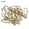 Unique Bargains Metal Decorative DIY Women's Clothing Dress 3 Holes Sewing Brooch Pins 20 Pcs - 3 of 4