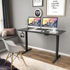 Costway Electric Adjustable Standing up Desk Dual Motor w/ Controller Black - 2 of 4