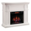 ClassicFlame Artesian 52'' Infrared Electric Fireplace Mantel Package - White, 28WM426-T401 - 2 of 4