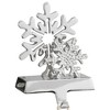 Personalization Mall Silver Snowflake Christmas Stocking Holder - 2 of 4
