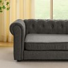 KWPZQEB Rectangular pet bed, Elevated Plush Dog Couch for Big and Oversized Dogs, Modern and Fashionable Linen Fabric Dog Sofa - 2 of 4