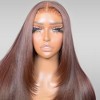 Jessie's Wig 16-20 Inch Straight Layered Cut Wig 9x6 Pre Cut Lace Brown Color 1 Pc/Pack - 2 of 4
