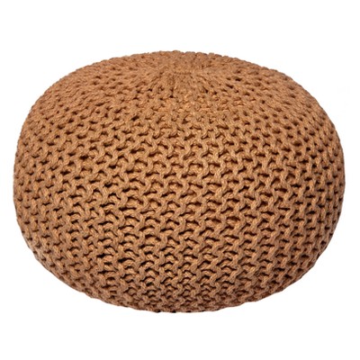 Natural Jute Round Pouf - Anji Mountain