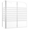 VidaXL Bath Enclosure 47.2 in.x26.8 in.x51.2 in. Tempered Glass Stripe - 2 of 4