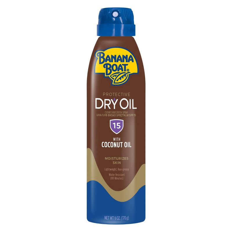 Banana Boat Dry Oil Clear Sunscreen Spray - 6oz, 1 of 12