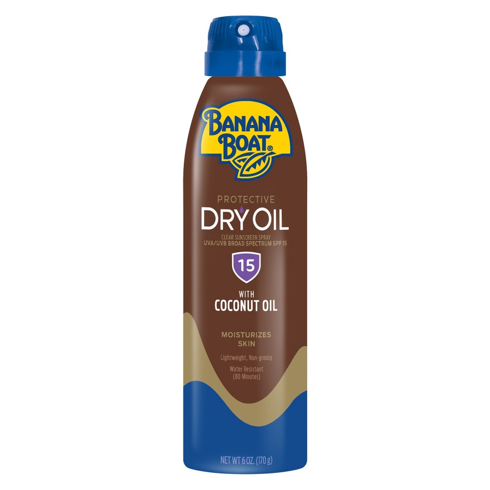 UPC 079656044836 product image for Banana Boat Dry Oil Clear Sunscreen Spray - SPF 15 - 6oz | upcitemdb.com