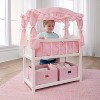 Badger Basket Doll Canopy Crib With Mobile & Storage Bins : Target