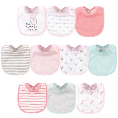 Newborn girl hot sale bibs