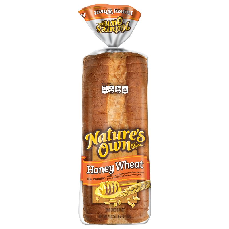 Nature&#39;s Own Honey Wheat Bread - 20oz, 1 of 11