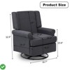 Rocker Recliner Swivel Recliner Nursery Glider Chair Soothing Rocking Motion Nursery Breastfeeding Maternity Chair - 2 of 4
