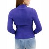 Women's 2-Piece Ribbed Shrug Sweater - Grace & Lace - 2 of 4