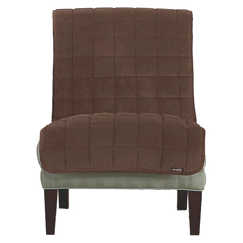 Antimicrobial Quilted Armless Chair Furniture Protector - Sure Fit, 1 of 5