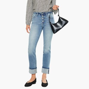 KanCan Essentials Noelle High Rise Skinny Straight Jeans - 1 of 4