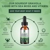 Lukaree Soursop Graviola Extract Liquid Drop Plus Pure Botanical Sea Moss for Immunity, Liver, Sleep & Antioxidant - 1 Fl.oz - 3 of 4