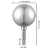 Yescom 3" Flagpole 2 Pack  Ball Top Finial Ornament - 3 of 4