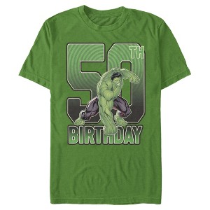 Men's Marvel Hulk Smash 50th Birthday T-Shirt - 1 of 4
