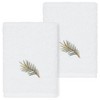 Linum Home Textiles 100% Turkish Cotton PIERRE Embellished Towel Set - 2 of 3