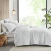 Okak Ivory White Plush Polyester Bed Comforter Set with Hypoallergenic Down Alternative Filling,Reverse Lightweight Comforter Bedding Sets - 3 of 4