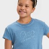 Girls' Short Sleeve Relaxed Fit Graphic T-Shirt - Cat & Jack™ - 2 of 4