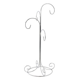 Bards Brand 14.0 Inch Four Tier Ornament Tree Christmas Ornament Stand , Christmas Decor Multiple Hanging Display (1PC) - 1 of 3