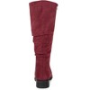 Allegra K Women's Round Toe Slouches Block Heels Knee High Boots - 3 of 4