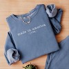 Simply Sage Market Embroidered Made In America 1776 Lightweight Garment Dyed Sweatshirt - 3 of 4