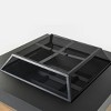 36 Inch Iron Fire Pit Table Wood-burning Stove for Patio Backyard Deck - 3 of 4