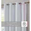 HLC.ME Dakota 100% Blackout Thick Thermal Insulated Energy Efficient Heat Blocking Curtains Grommet Panels, Set of 2 - 2 of 4
