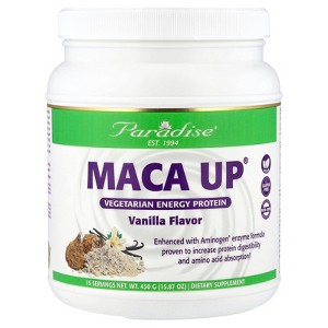 Paradise Herbs Maca Up®, Vegetarian Energy Protein, Vanilla, 15.87 oz (450 g) - 1 of 4